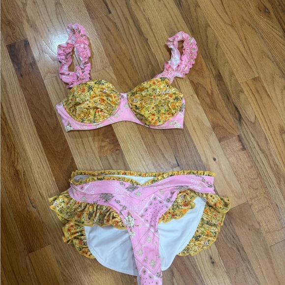 Love Shack Fancy Annika Bikini Set. - Picture 5 of 6